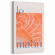 Minimalist Croissant Pastry Wall Art – Modern Bakery Print