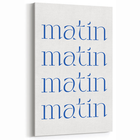 Inspirational Kitchen Prints – Minimalist French Morning Wall Art