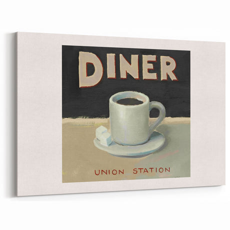 Inspirational Culinary Wall Art – Retro Diner Coffee Print