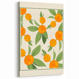 Vibrant Orange Fruit Art Prints – Kitchen Botanical Wall Decor