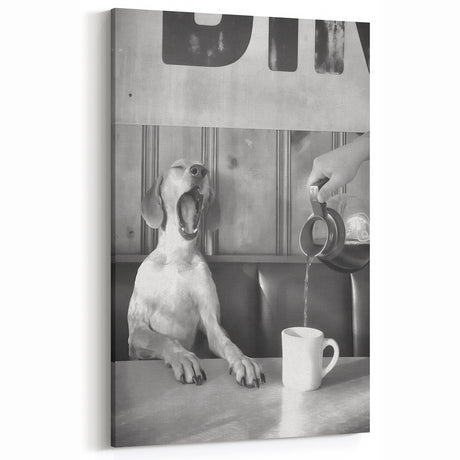 Quirky Coffee Moment – Culinary Photography Wall Art