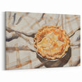 Rustic Bakery Wall Art – Golden Apple Pie Pastry Art Print