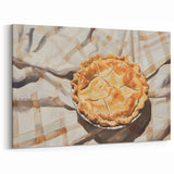 Rustic Bakery Wall Art – Golden Apple Pie Pastry Art Print