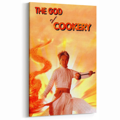 1990s Vintage Movie Poster – The God of Cookery Classic 90s Film Art