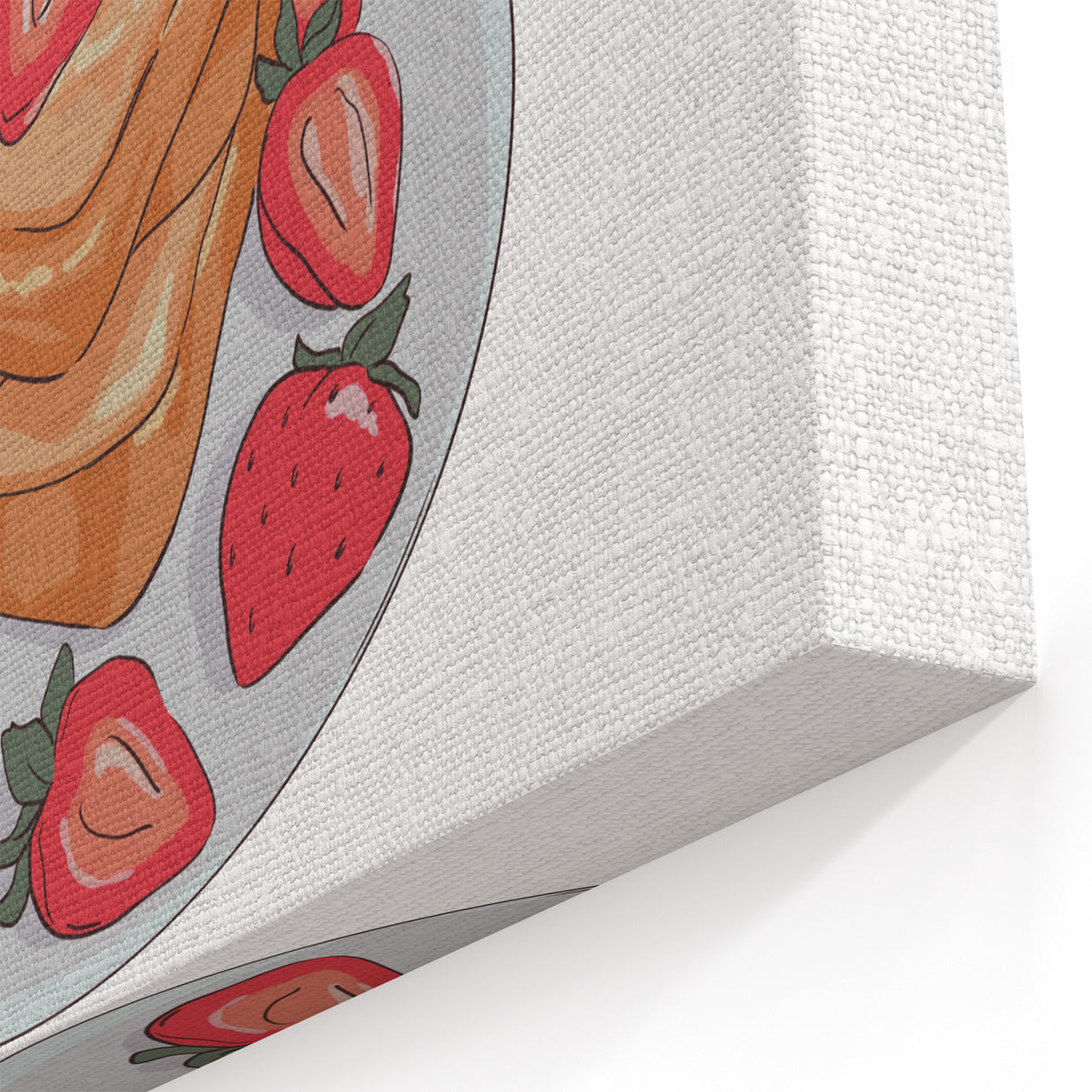 Fruit Wall Decor – Funny Breakfast French Toast Kitchen Print