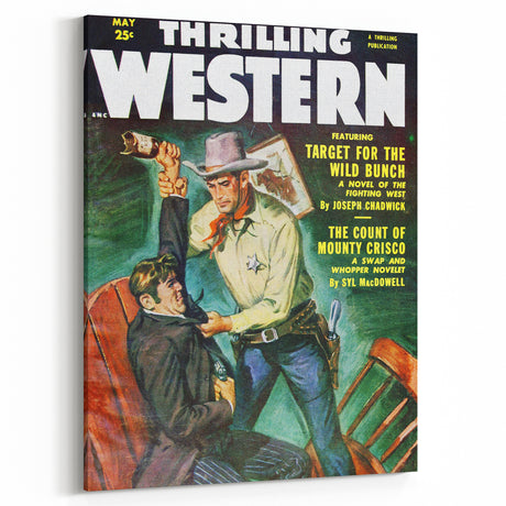 Target for the Wild Bunch - Vintage Western Magazine Cover Art
