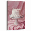 Romantic White Cake Dessert Wall Art – Pastry Kitchen Decor