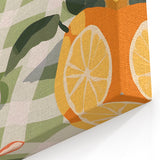 Fruit Illustration Prints – Citrus Kitchen Wall Art for Home