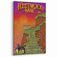 Fleetwood Mac Retro Wall Art - Vintage Prints & Mid-Century Poster