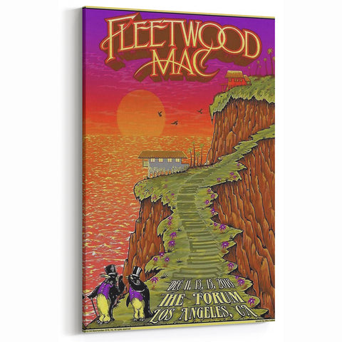 Fleetwood Mac Retro Wall Art - Vintage Prints & Mid-Century Poster