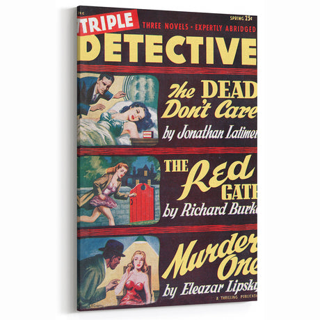 The Dead Don’t Care - Vintage Detective Magazine Cover Art