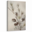 Snowy Pine Branch - Winter Wonderland Wall Art Winter Canvas Print