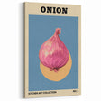Red Onion Fruits Wall Art – Kitchen Fruit Decor Canvas