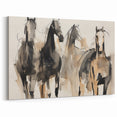 Modern Animal Art: Abstract Horse Illustration Wall Decor