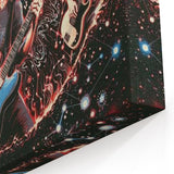 Foo Fighters Retro Wall Art - Vintage Cosmic Concert Poster