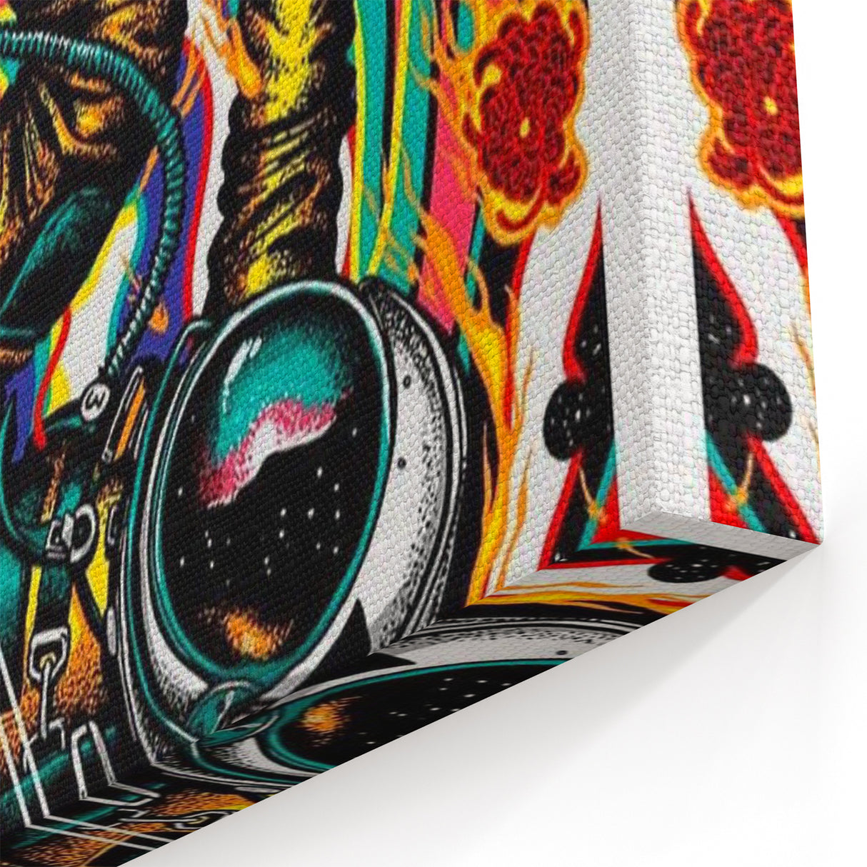 Foo Fighters Retro Wall Art - Vintage Psychedelic Space Poster