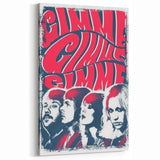 ABBA Retro Wall Art - Vintage Gimme! Gimme! Gimme! Poster