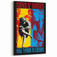 Guns N' Roses Use Your Illusion Retro Wall Art - Vintage Poster