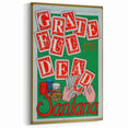 Grateful Dead & Santana Retro Wall Art – Vintage Concert Print