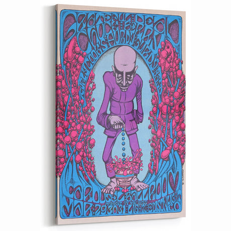 Grateful Dead Retro Wall Art – Vintage Psychedelic Concert Print