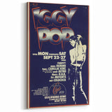 Iggy Pop Retro Wall Art – Vintage Detroit Concert 1980 Print