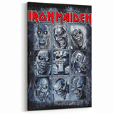Iron Maiden Retro Wall Art – Vintage Heavy Metal Poster Print