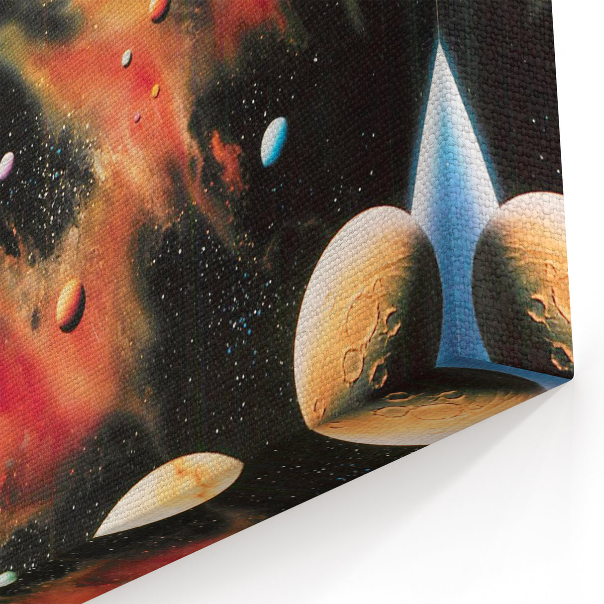 Vintage Magazine Cover Art – Retro Sci-Fi Space Wall Print