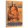 Janis Joplin Retro Wall Art – Vintage 1970s Blues Concert Print