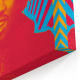Jimi Hendrix Retro Wall Art – Psychedelic Vintage Experience Print