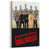 1990s Vintage Movie Poster - Classic 90s Film Art - The Usual Suspects