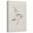 Snowy Landscape Wall Art – Elegant Winter Botanical Sketch Print