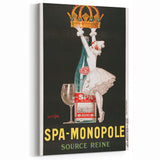 Vintage Advertising Poster - Spa Monopole Retro Wall Art Print