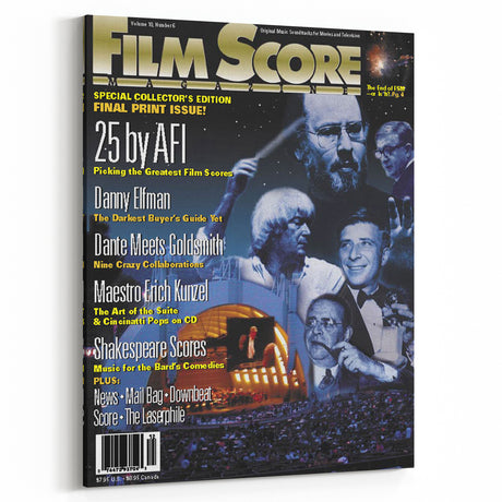 Vintage Magazine Cover Art - Classic Film Score Retro Print