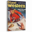 Vintage Magazine Cover Art - Classic Western Action Wall Print