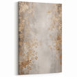 Elegant Gold Floral Winter Wall Art – Abstract Winter Canvas Print