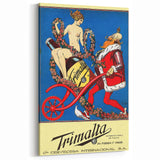 Vintage Advertising Poster - Trimalta Beer Retro Wall Art