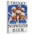 Vintage Advertising Poster - Schweizer Bier Retro Wall Art
