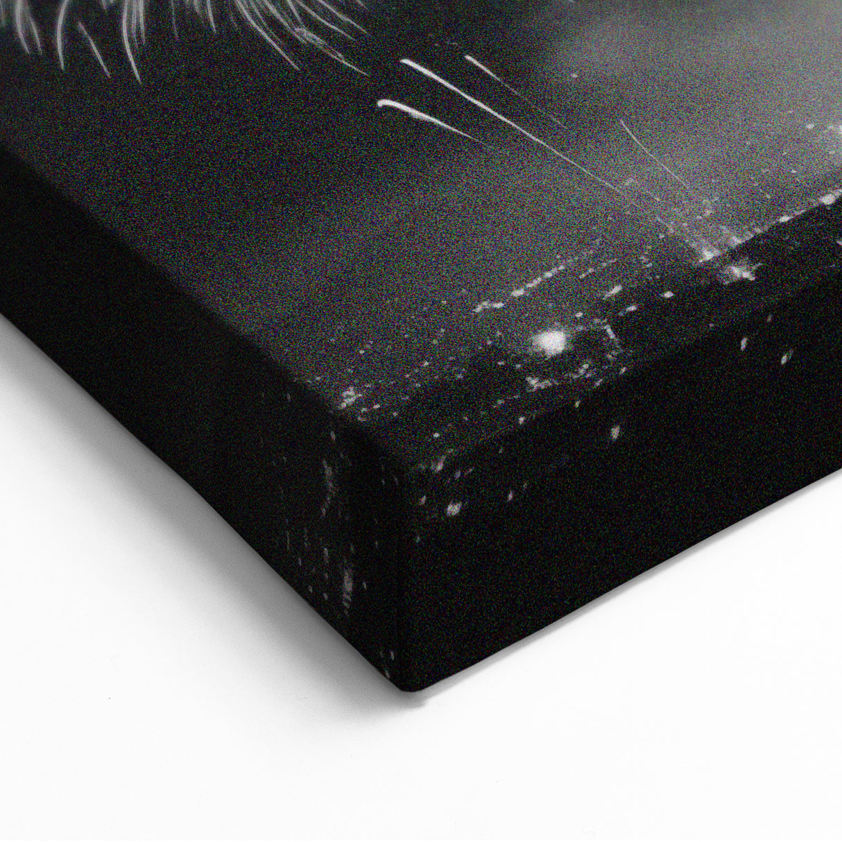 Black and White Fireworks Wall Art – Elegant New Year Winter Print