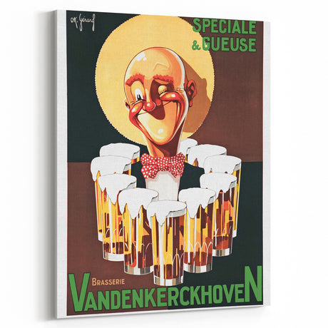 Vintage Advertising Poster - Vandenkerckhoven Beer Art