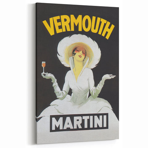 Vintage Advertising Poster - Martini Vermouth Retro Wall Art