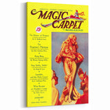 Vintage Magazine Cover Art – The Magic Carpet Retro Print-2