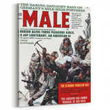 Vintage Magazine Cover Art – Male Adventure WWII Cover Print