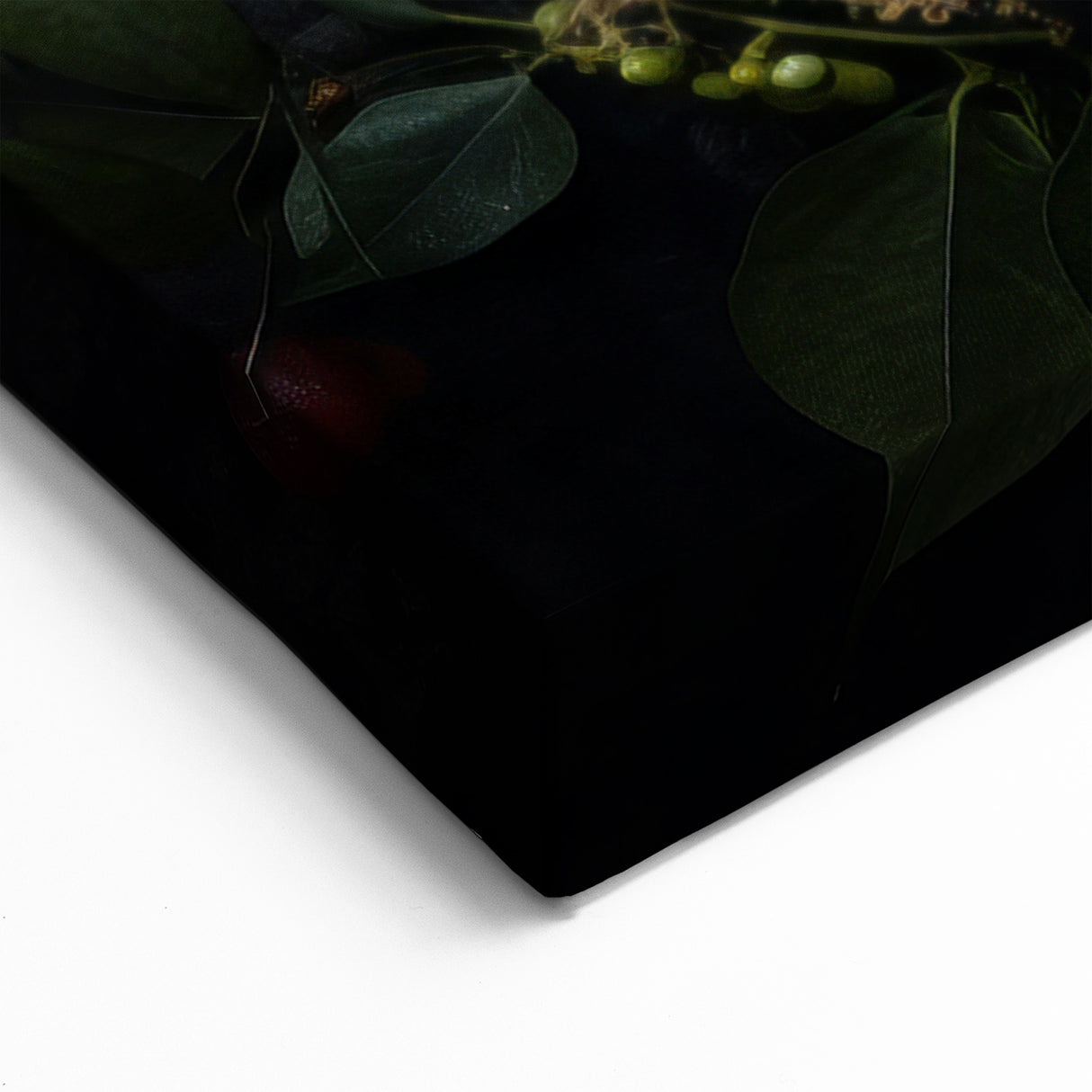 Dark Fruit Wall Art – Moody Burgundy & Orange Kitchen Decor