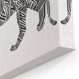 Abstract Tiger Illustration Art Print – Modern Animal Wall Decor