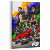 F9 The Fast Saga 2020s Vintage Movie Poster Retro Film Art