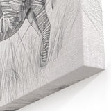Zebra Illustration Art Print – Detailed Nature-Inspired Animal Decor