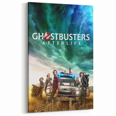 Ghostbusters Afterlife 2020s Vintage Movie Poster Retro Film Art