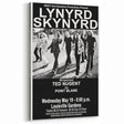 Lynyrd Skynyrd Retro Poster - 1976 Ted Nugent Concert