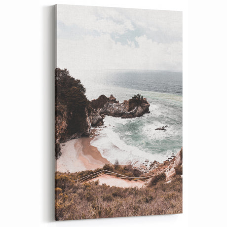 Ocean Cliff Canvas - Scenic Coastal Wall Art for Summer Decor