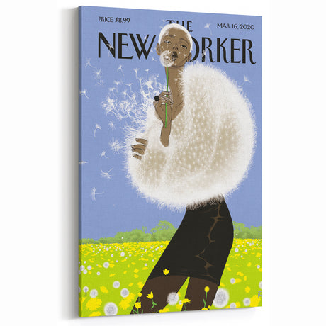 Vintage New Yorker Poster - Dandelion Dream Art Print